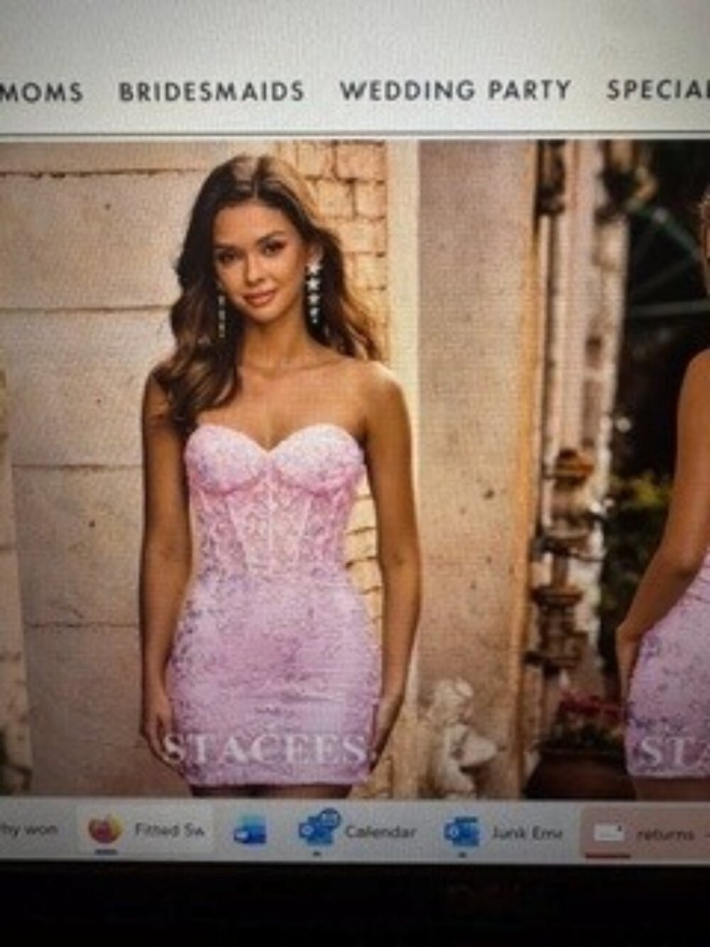 Candy Pink HOCO Dress Size 6